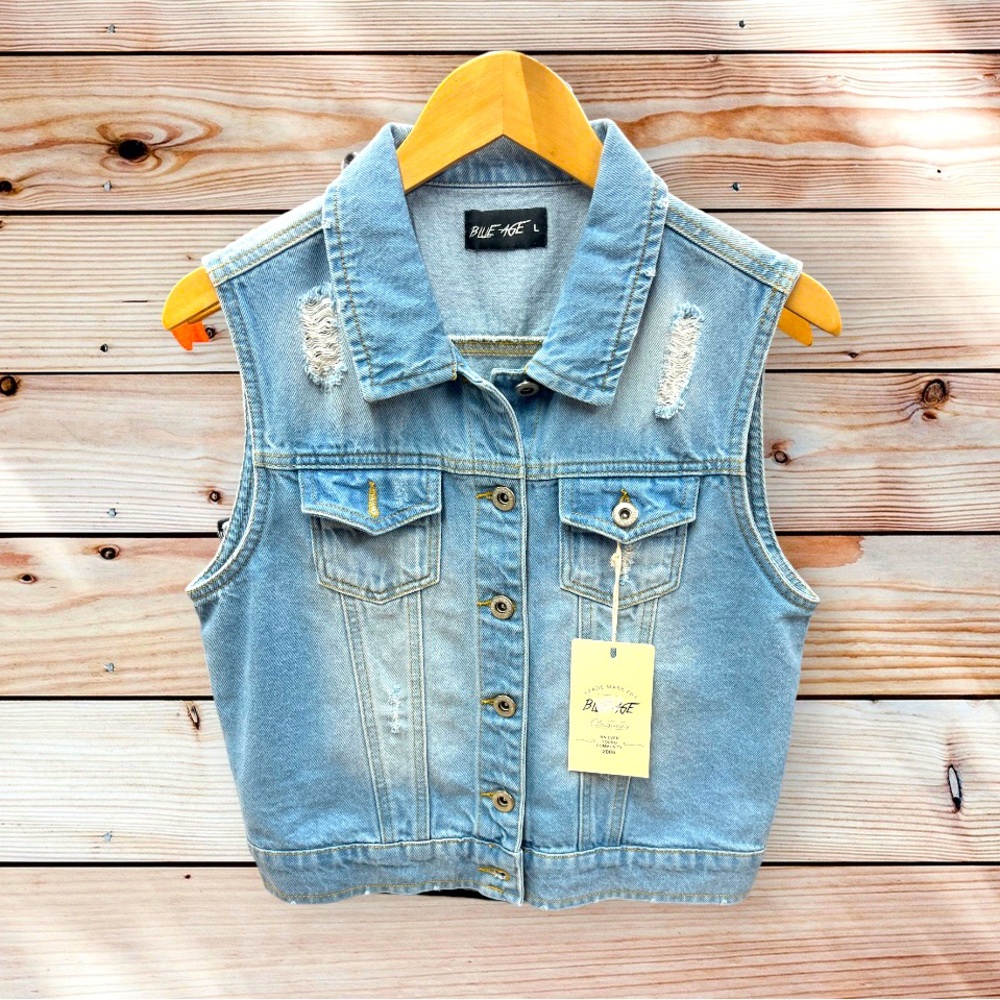 Denim vest